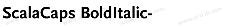 ScalaCaps BoldItalic字体转换 ScalaCaps BoldItalic字体转换